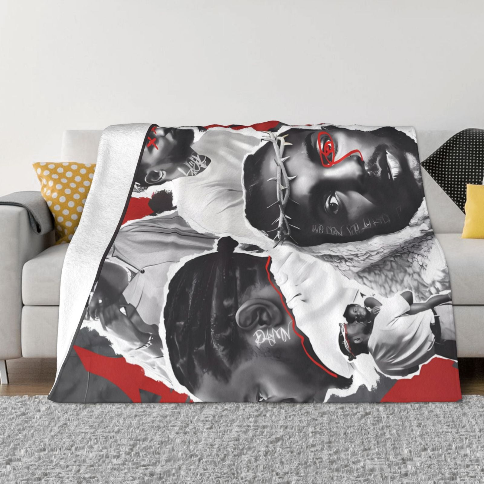 Blanket Comfortable Fleece Throw Blanket Light Antipilling Blankett