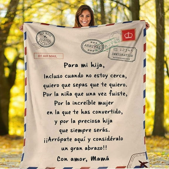 Blanket,Comfortable Wrap Blanket Perfect Letter Blanket A Gift For Family Friends Lovers