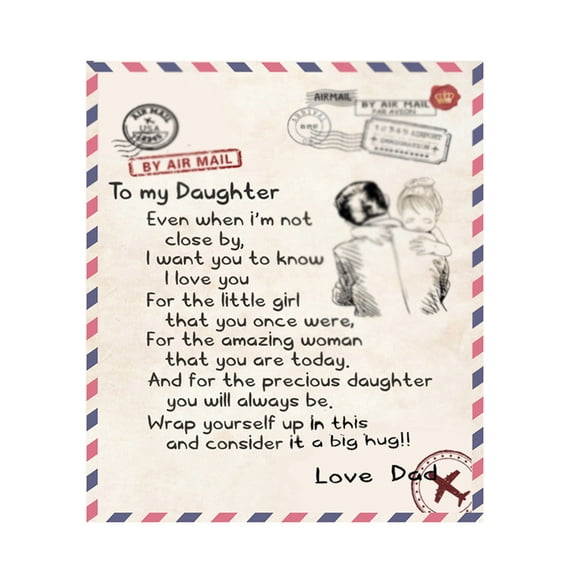 Blanket,Comfortable Wrap Blanket Perfect Letter Blanket A Gift For Family Friends Lovers