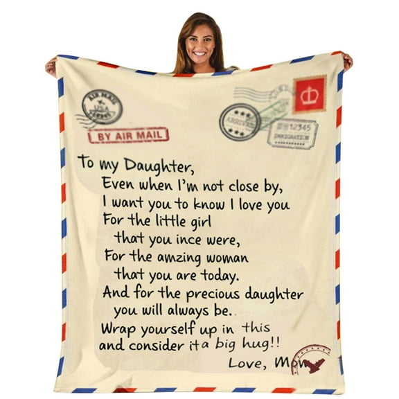 Blanket,Comfortable Wrap Blanket Perfect Letter Blanket A Gift For Family Friends Lovers