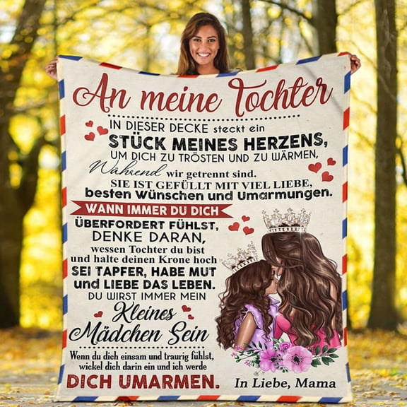 Blanket,Comfortable Wrap Blanket Perfect Letter Blanket A Gift For Family Mothers' Day