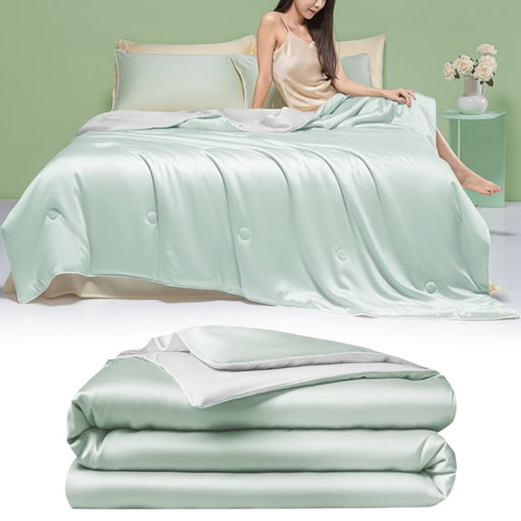 Blanket,Comforter Queen Size Blankets For Hot Sleepers And Night Blue Summer Comforter For Queen Size Bed Breathable Soft Lightweight Smooth