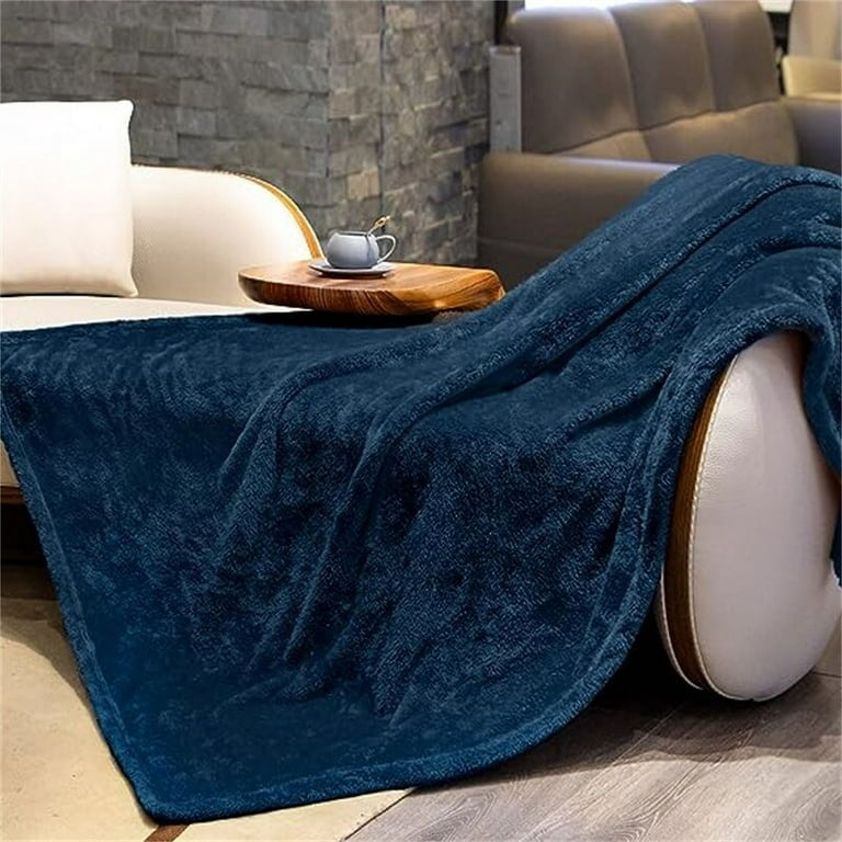Blanket Cozy Soft Navy Size 40 x 50