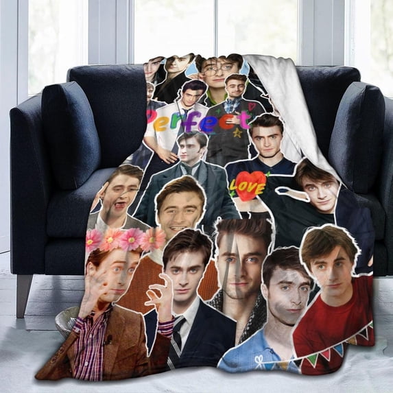 Blanket Daniel Radcliffe Ultra-Soft Micro Fleece Wollen Blankets Throw Blankets Carpet Gift for Home Decoration,Decor Sofa,Office,Dormitory Bed car Camp Couch All Seasons