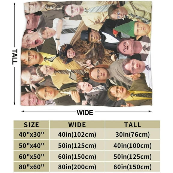 Blanket Dwight Schrute Soft and Comfortable Warm Fleece Throw Blankets Gift for Room Sofa Office Bed car Camp Couch Decoration Cozy Plush Beach Blankets All Season