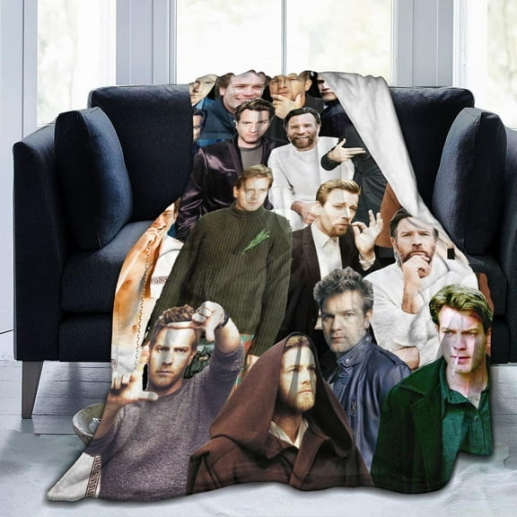 Blanket Ewan McGregor Ultra-Soft Micro Fleece Wollen Blankets Throw Blankets Carpet Gift for Home Decoration,Decor Sofa,Office,Dormitory Bed car Camp Couch All Seasons