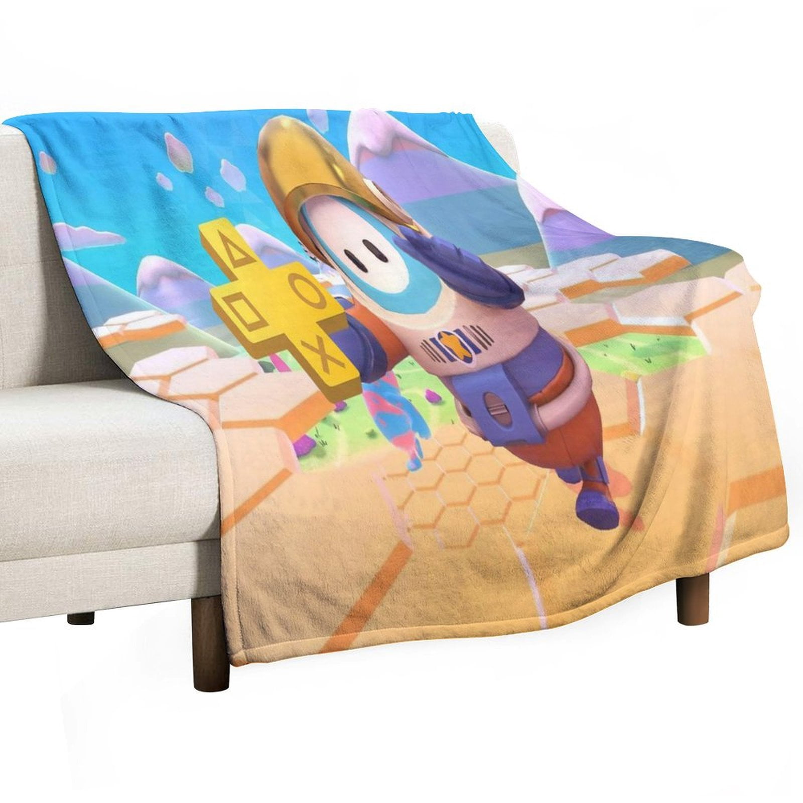 Blanket Fall_Guys Kids Women Men Family Anime Cute Warm All Season Gift ...