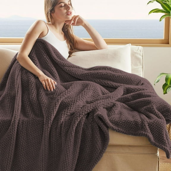 Blanket,Fleece Throw Blanket Extra Large Soft And Warm Blankets For Couch Sofa And Bed Textured Cozy Fuzzy And Lightweight