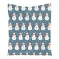 Blanket For Kids Throw Blankets Christmas Snowman Christmas Tree Furry