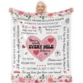 thumbnail image 1 of Blanket Gifts for Wife Romantic Anniversary Birthday Gifts for Wife Her I Love You Presents for Wife from Husband to My Wife Warm Gifts for Christmas Valentine's Mother's Day, 1 of 5