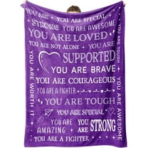 Blanket Gifts for Women or Men - Get Well Blanket, Inspirational Gifts for Her Him, Feel Better After Surgery Gifts, Thinking of You Gifts for Mom Friend Sister Coworker