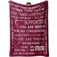 thumbnail image 1 of Blanket Gifts for Women or Men - Get Well Blanket, Inspirational Gifts for Her Him, Feel Better After Surgery Gifts, Thinking of You Gifts for Mom Grandma Friend Sister, 1 of 6