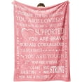 thumbnail image 1 of Blanket Gifts for Women or Men - Get Well Blanket, Inspirational Gifts for Her Him, Feel Better After Surgery Gifts, Thinking of You Gifts for Mom Friend Sister Coworker, 1 of 5