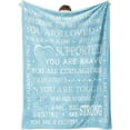 thumbnail image 1 of Blanket Gifts for Women or Men, Sympathy Gifts for Her Him, Get Well Soon Blanket, Thinking of You Gifts, Inspirational Gifts Blanket for Friend Sister Daughter Son Coworker Nurse, 1 of 5