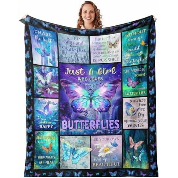 Blanket Gifts for Men Women Plush Throw Blanket for Couch Sofa Bed Soft Cozy Bedding for Kids Adults