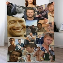 Blanket Glenn Star Powell Blanket Poster Soft Comfortable Warm Wool Blanket Fan Gift Suitable for Room Sofa Office Bed Car Camping Sofa Decoration Comfortable 30"x40"