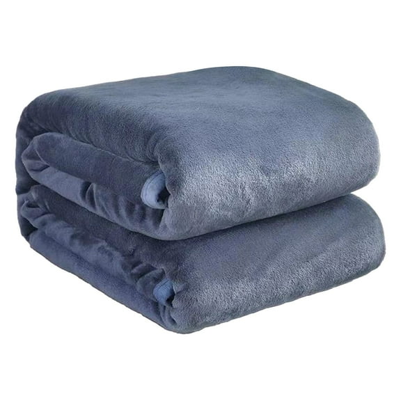 Blanket Gray B， Blanket Flannel Queen Blanket Luxurious and Comfortable Microfiber Plush Blanket