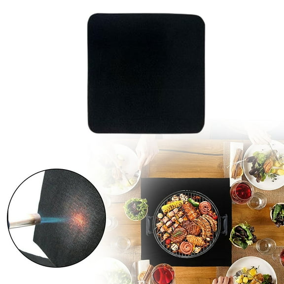 Blanket,Heavy Duty Welding Blanket Fireproof 11.81*11.81in Welding Blanket Fireproof Tarp Heat Material Up To 1800°F Flame Retardant Fabric For Grill Stove Solder