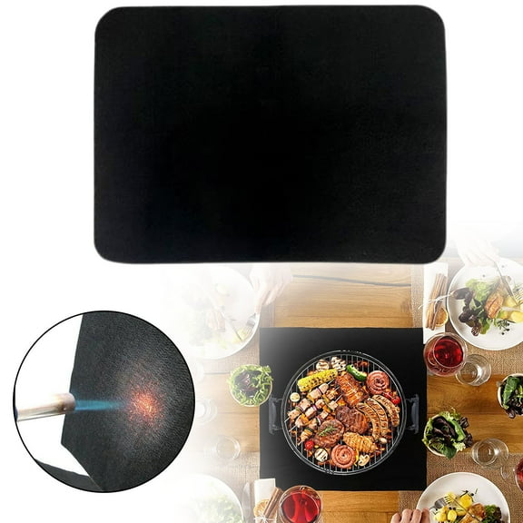 Blanket,Heavy Duty Welding Blanket Fireproof 11.81*11.81in Welding Blanket Fireproof Tarp Heat Material Up To 1800°F Flame Retardant Fabric For Grill Stove Solder