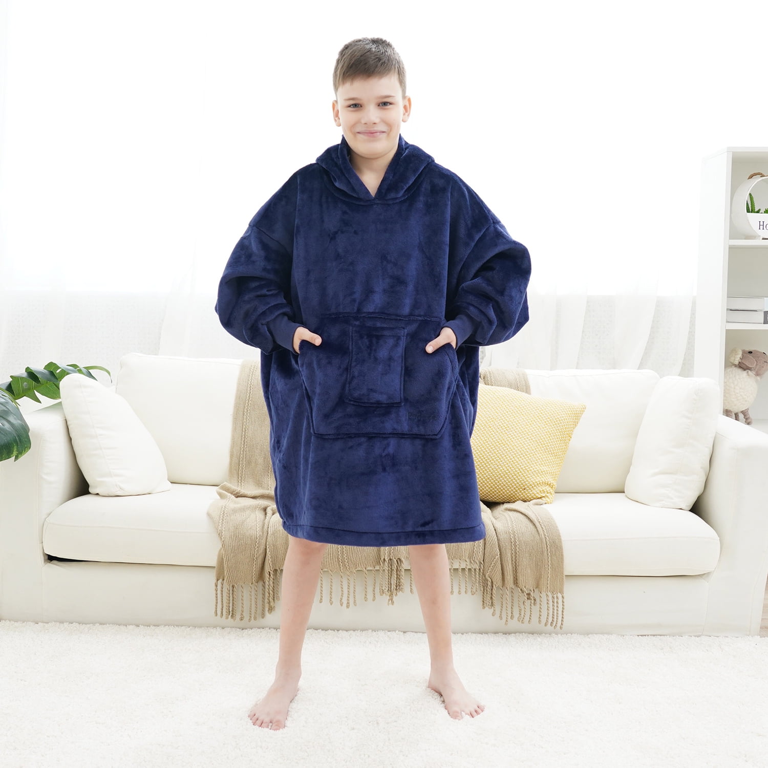 REDESS Wearable Blanket Hoodie Sweatshirt for Kids