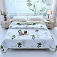 thumbnail image 1 of Blanket,Ice Blankets For Hot Sleepers Ice Blanket For All Season Lightweight Summer Cotton Cooler Quilt For Hot Sleepers And Night Sweats Keep Cool Twin Size Soft, 1 of 7