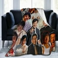 thumbnail image 1 of Blanket Jackie Actors Chan Throw Flannel Blankets Warm Soft Cozy Fuzzy Air Conditioning Blanket for Living Room Sofa Bed Gift Blankets for All Seasons 30"x40", 1 of 6
