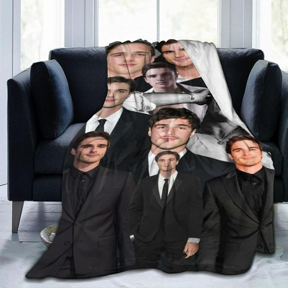 Blanket Jacob Elordi Soft and Comfortable Wool Fleece Throw Blankets Gift for Home Decoration Sofa Office car Camping Yoga Travel Home Decoration Cozy Plush Beach