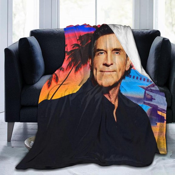 Blanket Jeff Host Probst Throw Flannel Blankets Warm Soft Cozy Fuzzy Blanket for Bed Sofa Couch Camping Travel Gift Blankets for All Seasons 40"x30"