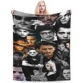 thumbnail image 1 of Blanket Johnny Depp Soft and Comfortable Wool Fleece Throw Blankets Gift for Home Decoration Sofa Office car Camping Yoga Travel Home Decoration Cozy Plush Beach, 1 of 1
