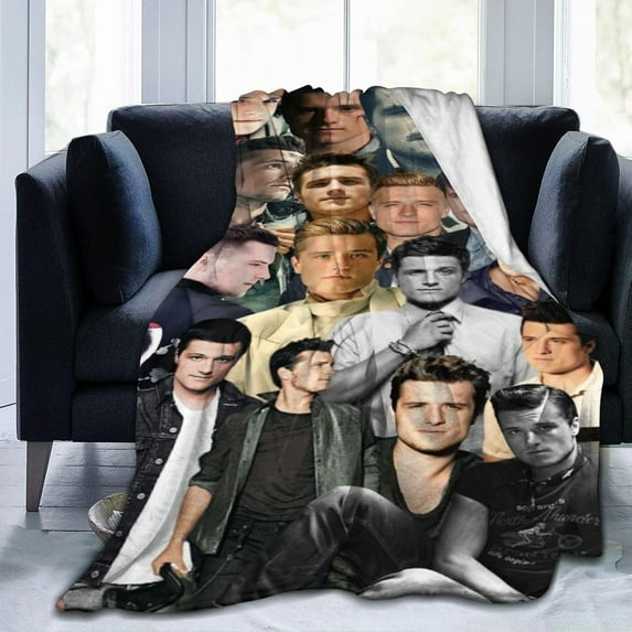 Blanket Josh Hutcherson Soft and Comfortable Wool Fleece Throw Blankets Gift for Home Decoration Sofa Office car Camping Yoga Travel Home Decoration Cozy Plush Beach