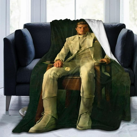 Blanket Josh Hutcherson Soft and Warm Lightweight Fluffy Throws Blankets Gift for Beach Yoga Bedroom Living Room Decoration Sofa Camping Trip Dorm Decor All Season