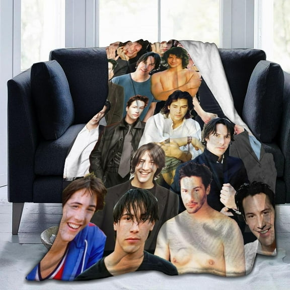 Blanket Keanu Reeves Ultra-Soft Micro Fleece Wollen Blankets Throw Blankets Carpet Gift for Home Decoration,Decor Sofa,Office,Dormitory Bed car Camp Couch All Seasons
