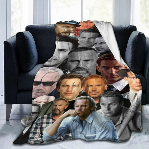 Blanket Kevin Costner Soft and Comfortable Wool Fleece Throw Blankets Gift for Home Decoration Sofa Office car Camping Yoga Travel Home Decoration Cozy Plush Beach