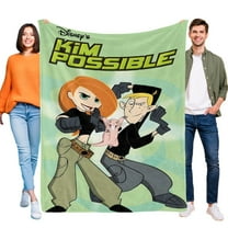 Blanket Kim Possible for Boys Girls Lightweight Kids Throw Blanket Cute Soft Blankets Flannel Plush Blankets Gifts 30x40in