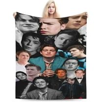 Blanket Kit Connor Soft and Comfortable Wool Fleece Throw Blankets Gift for Home Decoration Sofa Office car Camping Yoga Travel Home Decoration Cozy Plush Beach