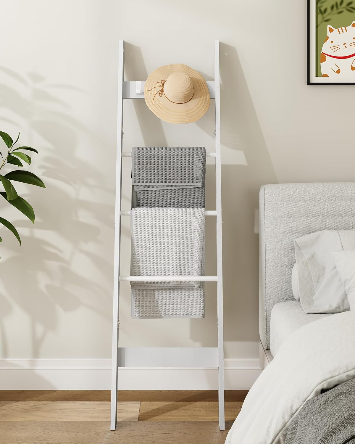 Blanket holder for bedroom sale