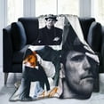 thumbnail image 1 of Blanket Matt Actor Dillon Throw Flannel Blankets Warm Soft Cozy Fuzzy Air Conditioning Blanket for Living Room Sofa Bed Gift Blankets for All Seasons 50"x60", 1 of 6