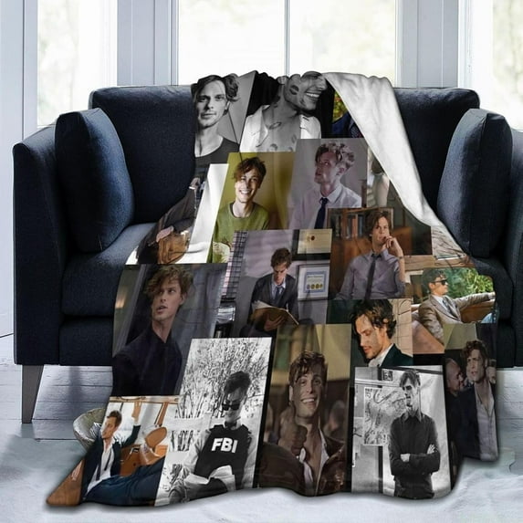 Blanket Matthew Actor Gray Director Gubler Throw Flannel Blankets Warm Soft Cozy Fuzzy Blanket for Bed Sofa Couch Camping Travel Gift Blankets for All Seasons 50"x40"