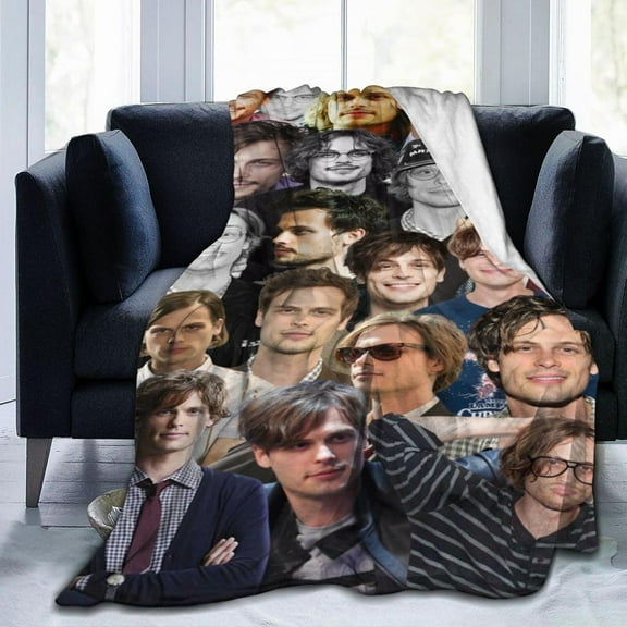 Blanket Matthew Gray Gubler Soft and Comfortable Wool Fleece Throw Blankets Gift for Home Decoration Sofa Office car Camping Yoga Travel Home Decoration Cozy Plush Beach