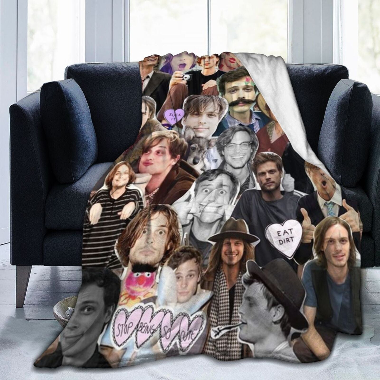 Blanket Matthew Gray Gubler Soft Warm Flannel Air Conditioning Blanket