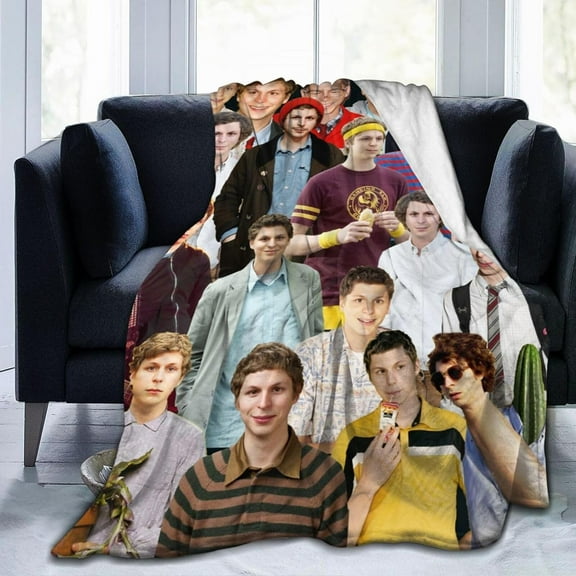 Blanket Michael Cera Soft and Comfortable Wool Fleece Throw Blankets for Sofa Office car Camping Yoga Travel Home decoration Cozy Plush Beach Blanket Gift 30"x40"