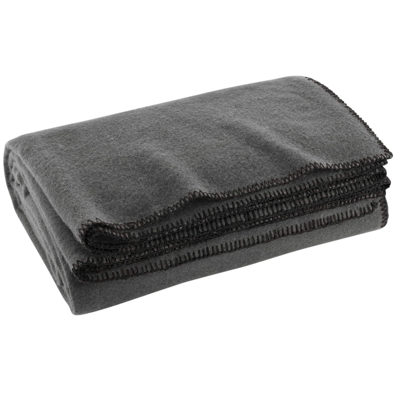 Blanket, Mil-spec, 66x90", 80/20 Wool, Man Made, Gray
