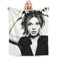thumbnail image 1 of Blanket Millie Bobby Brown Soft and Comfortable Warm Fleece Throw Blankets Yoga Blankets Beach Blanket Picnic Blankets Gift for Dorm room office decor Sofa Bed Camping Travel All Season, 1 of 6