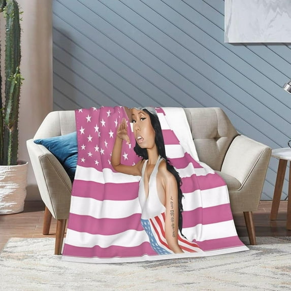 Blanket Nicki and Minaj Ultra-Soft Micro Fleece Wollen Blankets Throw Blankets Carpet Gift for Home Decoration,Decor Sofa,Office,Dormitory Bed car Camp Couch All Seasons