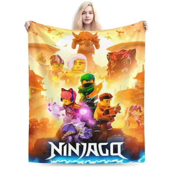 Blanket Ninjago Ultra-Soft Micro Fleece Blanket Cozy Blanket Thick Warm Plush Throw Blanket Sofa Cushion, Warm Flannel Blanket For Living Room Bedroom 40"X30"