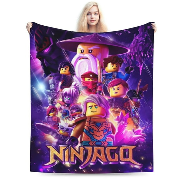Blanket Ninjago Ultra-Soft Micro Fleece Blanket Cozy Blanket Thick Warm Plush Throw Blanket Sofa Cushion, Warm Flannel Blanket For Living Room Bedroom 80"X60"