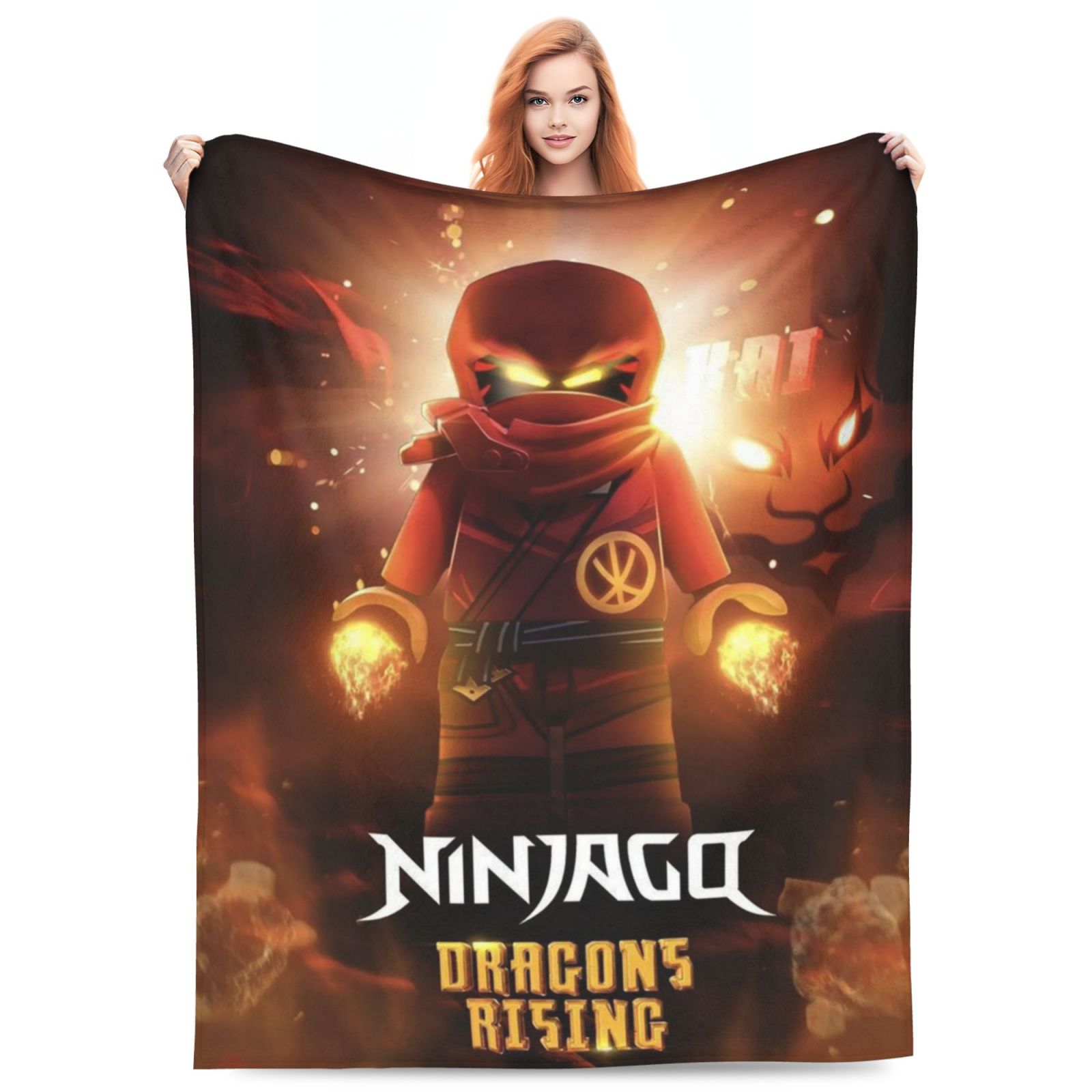 Blanket Ninjiago Soft Plush Flannel Warm Bed Throws Blankets for Couch