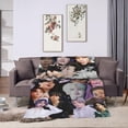 thumbnail image 1 of Blanket Park Jimin Soft and Comfortable Wool Fleece Throw Blankets Gift for Home Decoration Sofa Office car Camping Yoga Travel Home Decoration Cozy Plush Beach, 1 of 5
