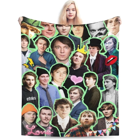 Blanket Paul Dano Soft and Comfortable Wool Fleece Throw Blankets for Sofa Office car Camping Yoga Travel Home Decoration Cozy Plush Beach Blanket Gift