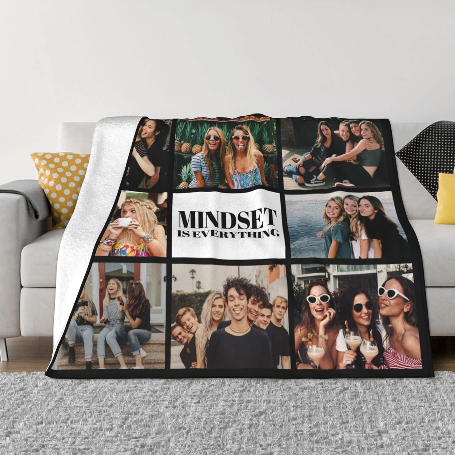Blanket with Photos Personalized Throw Blanket ized Picture Blanket for Family Baby Mother